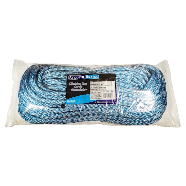 CLIMB ROPE, GRIPFLEX-16, 1/2"X 150' 1 EYE 18" x8" x2"